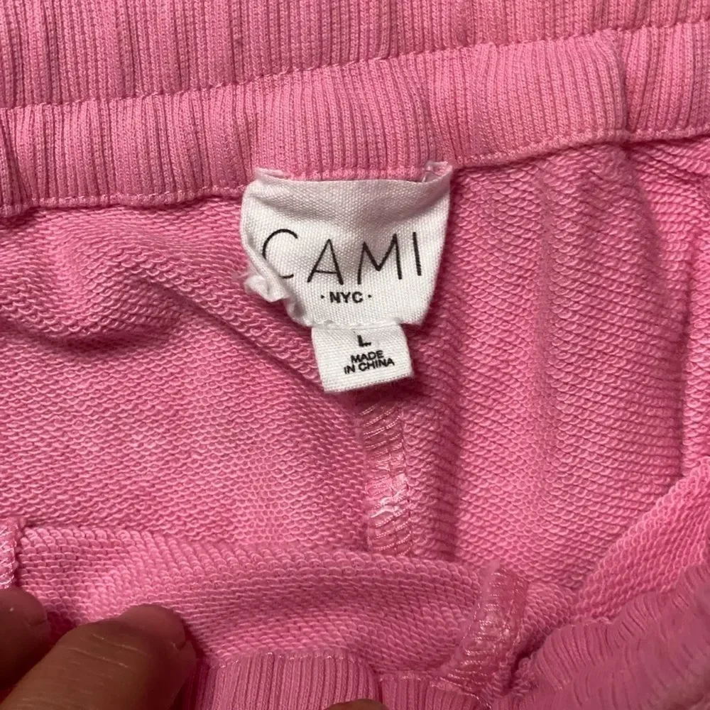 Cami NYC Adorable Elastic Waist Drawstring Lynley Joggers Pink - BUNDLE AND SAVE - Picture 2 of 7